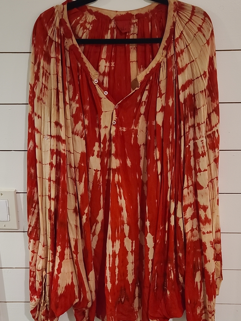 Boho Tye Dyed Cover Up/Top One Size